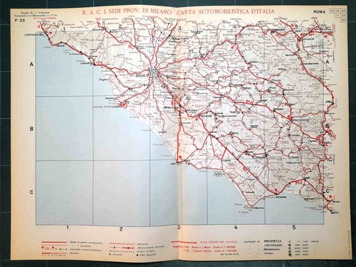 Carta geografica stradale