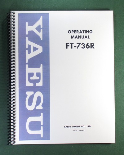 Yaesu 736r manuale - yaesu, ft-736r