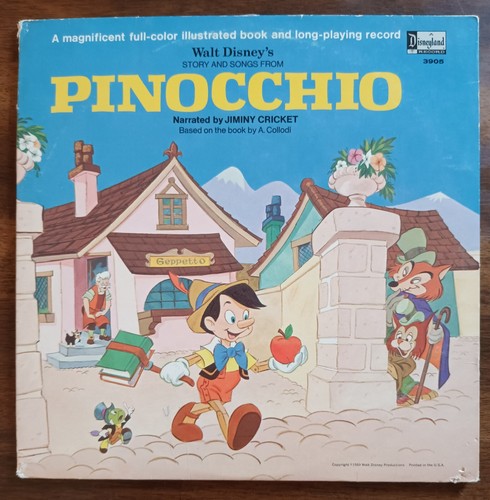 Walt disney pinocchio vinyl - disney's,