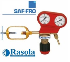 RIDUTTORE DI PRESSIONE SALDATURA PER ACETILENE CON MANOMETRI EURO-FRO