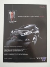Clipping Pubblicità Advertising 2007 LANCIA YPSILON MOMO DESIGN Cattiva