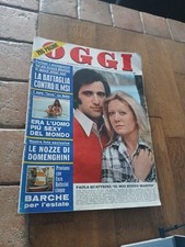 OGGI 21 1973=PAOLA QUATTRINI=CHELO ALONSO=PUBBLICITA VESPA PIAGGIO=FRED BONGUSTO