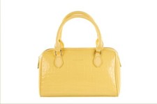 Borsa Bauletto Ecopelle Morbido Giallo Donna  Pierre Cardin