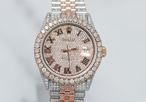 Rolex datejust bicolore rosa - datejust,