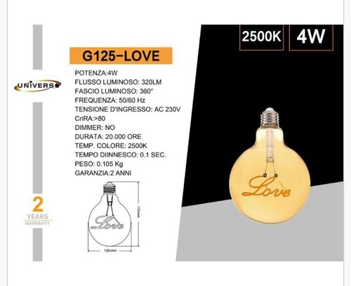 Lampada led filamento e27 - lampada,