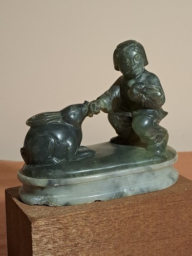 Antica scultura giada fine - antica,