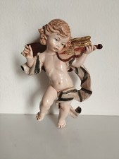 grande angelo cherubino in resina fontanini anni '80