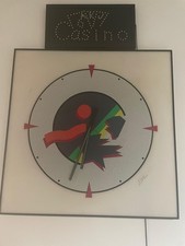 Orologio Da Parete Firmato Jean Michel Buscheron Stile Swatch