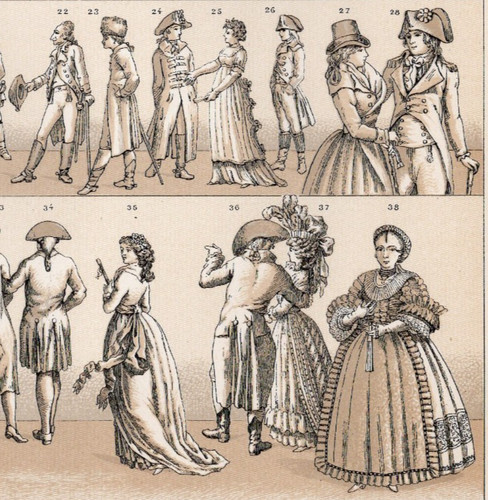 Costume europeo xviii - europeo,