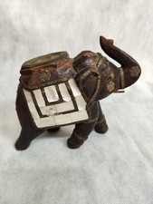 Antica Scultura Elefante legno