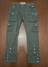 Pantaloni in stile militare in cotone ed  elastan Elisabetta Franchi 