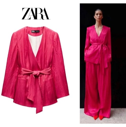 Blazer zara rosa - zara, caldo/fucsia