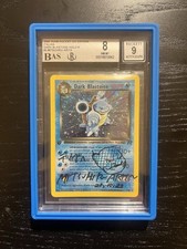 dark blastoise prima edizione Ita Signed Arita BGS 8 BICOLORE UNICO ESEMPLARE