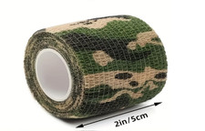 Nastro auto-adesivo mimetico militare grippante caccia campeggio 5x450 cm