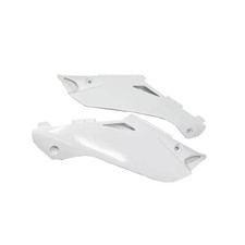 Coppia tabelle porta numero laterali ritagliate x HM 50 Bianche