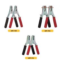 ZECA PINZA PINZE PER CAVI BATTERIA GANASCIA GANASCE CON IMPUGNATURA NERA ROSSA