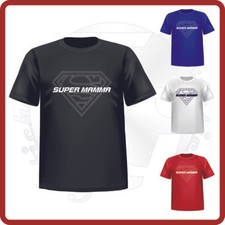  T-shirt Maglietta festa della Mamma - SUPER MAMMA - idea regalo compleanno