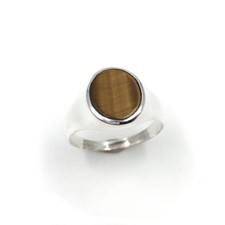 anello classico sigillo ovale