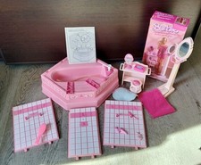 Barbie Vintage Barbie Bagno living pretty stile liberty vasca 1987