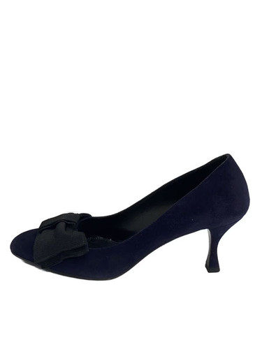 Prada pumps navy suede - prada,
