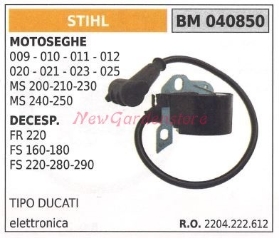 Bobina accensione stihl motore - bobina,