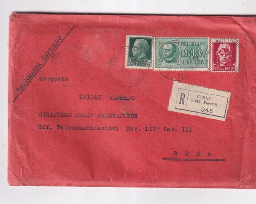 Regno 1942 busta viaggiata - regno,