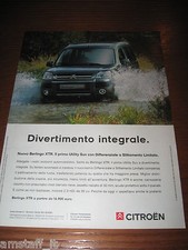 *AM32=CITROEN BERLINGO XTR=PUBBLICITA'=ADVERTISING=WERBUNG=COUPURE=