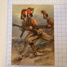 Cartolina Collezione Coloniale Ascari Guerra D’Africa AOI Disegno Tafuri