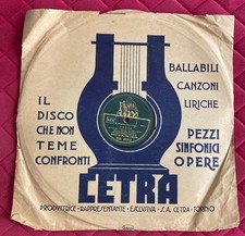 78 giri 12 pollici Cetra