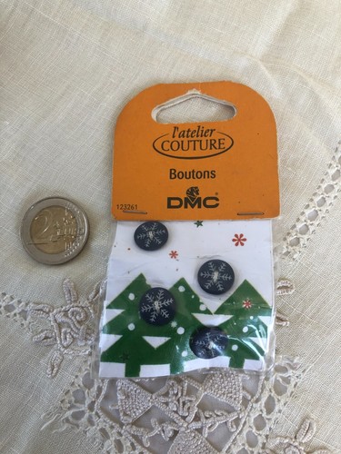 Pulsanti fiocco neve natale - fiocco,