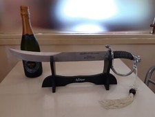 Sciabola per  champagne sommelier cantina Riondo SENZA custodia di legno
