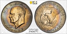 Eisenhower Dollar 1972-D PCGS