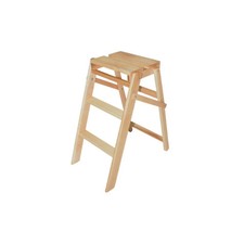 SGABELLO LEGNO A 3 GRADINI PIEGHEVOLE