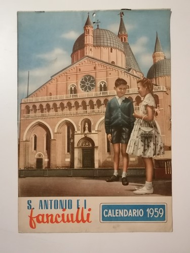 Calendario 1959 sant - 1959, e