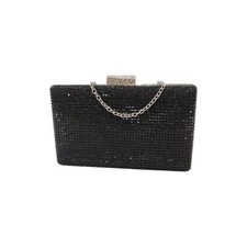 Borsetta Donna Con Strass Pochette Rigida Clutch Da Sera Cerimonia Elegante