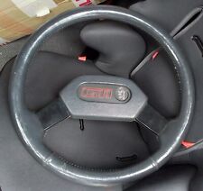 Beau Volant Rare (Cuir GRIS) PEUGEOT 205 GTI CTI Steering Wheel Lenkrad Leather