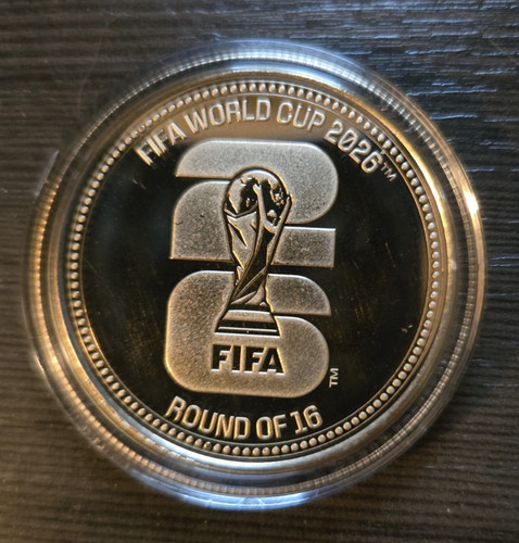 Fifa world cup 2026 coin - fifa, round