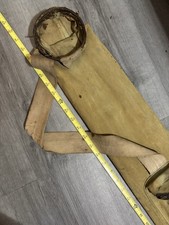 Antica borsa vintage in tela per mazze da golf con tracolla e sacchetto per palline con cerniera