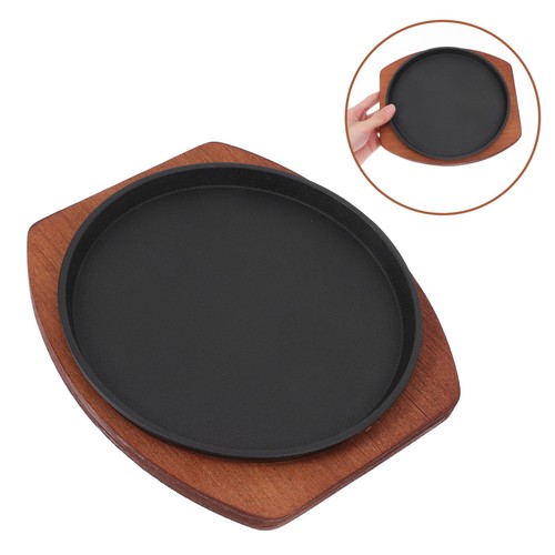 Piastra rotonda ferro bbq - piastra,