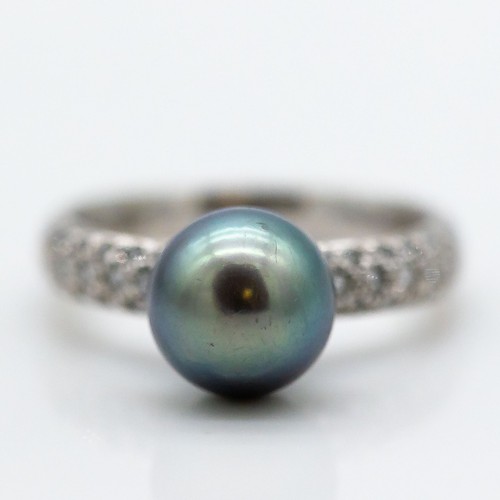 Anello 750 18k - oro, bianco