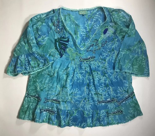 Tunica donna blu tema - , oceano