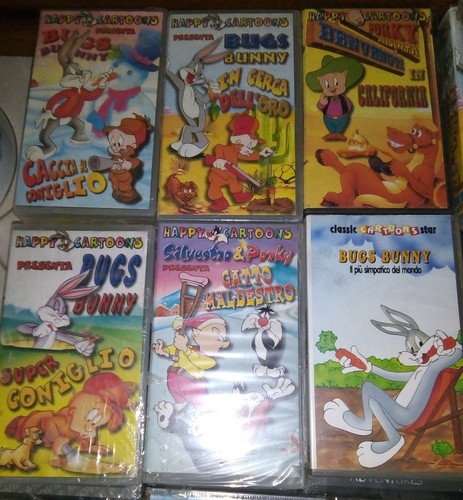 Lotto vhs happy cartoons - lotto, 6