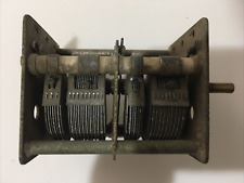Condensatore variabile ad aria vintage marca GELOSO,  4 sezioni