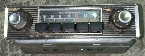 Autoradio epoca valvole