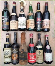 Vino Vintage da Esposizione Anni ‘60/‘70 – Chianti, Barolo, Cirò - Collezione 