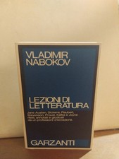 NABOKOV-LEZIONI DI LETTERATURA-GARZANTI-1982-PRIMA EDIZIONE