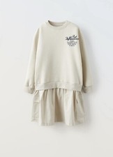 Abito Zara bambina beige a