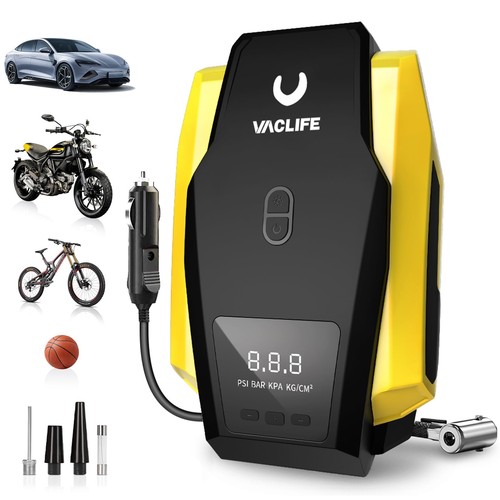 Vaclife portable tire inflator - portable,