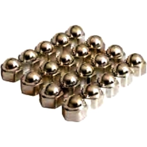 Copricerchi rally 19mm cromati - 19mm,
