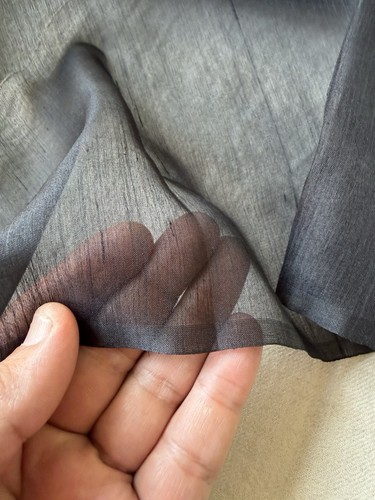 Tessuto 100 pura seta - tessuto, organza